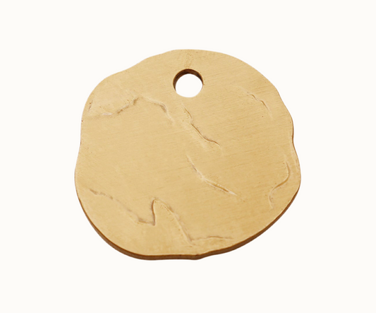 Rustic Gold ID Tag