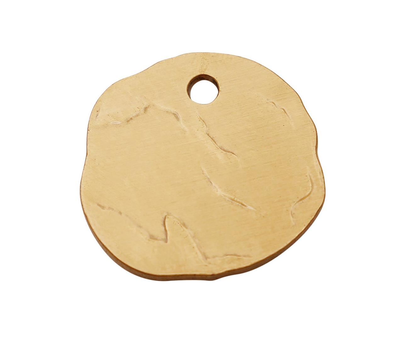 Rustic Gold ID Tag