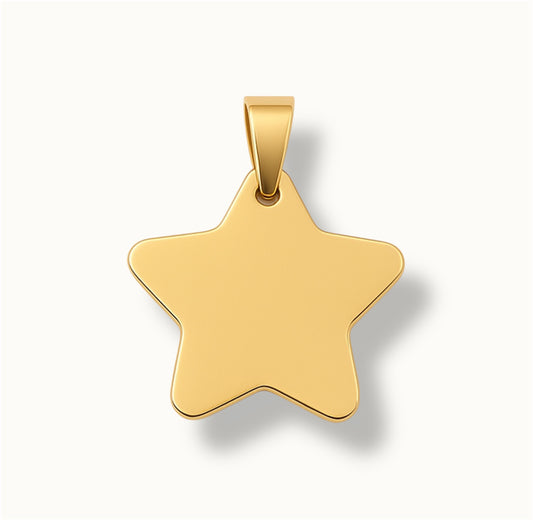 Gold Star ID Tag