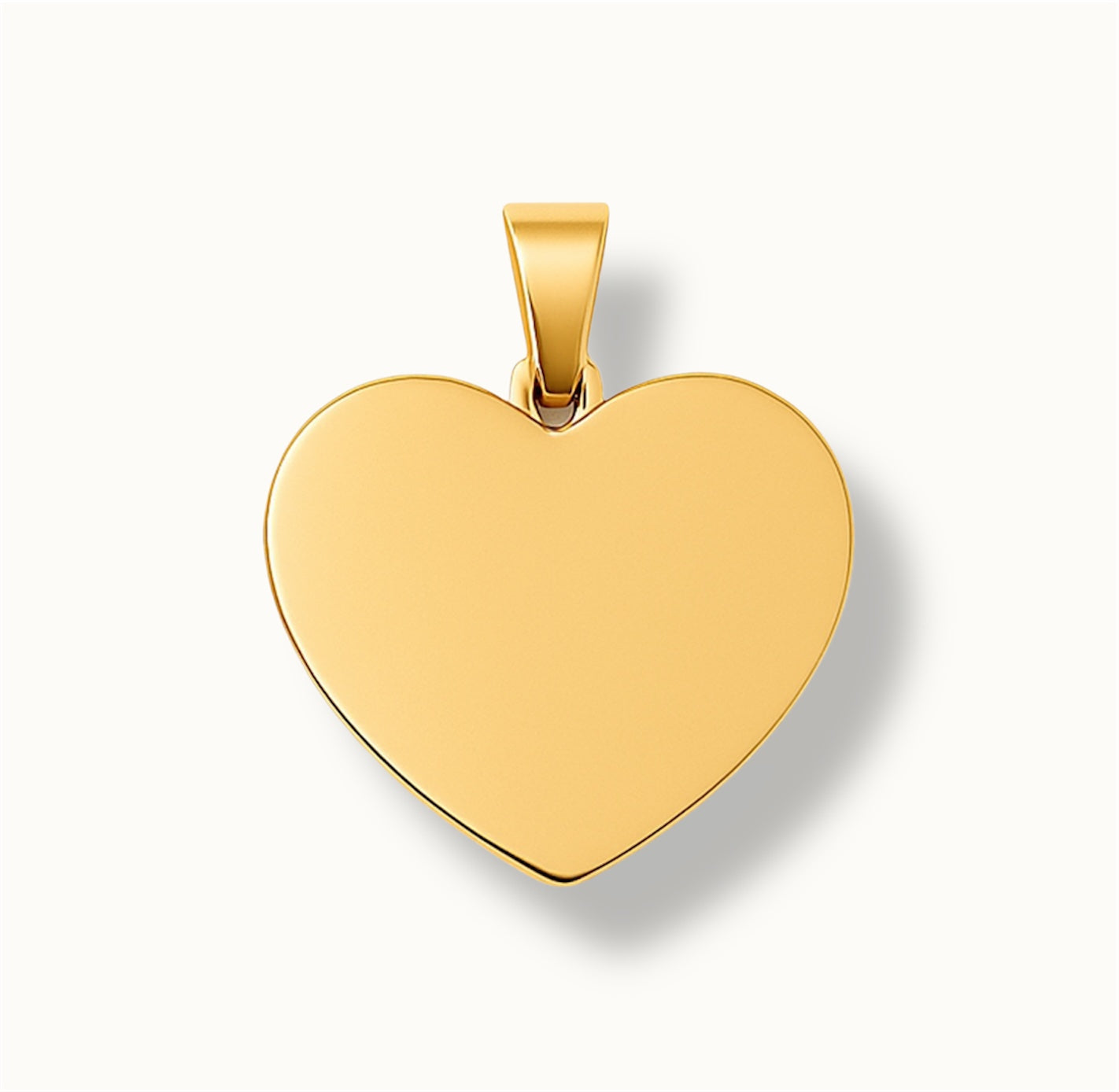 Gold Heart ID Tags