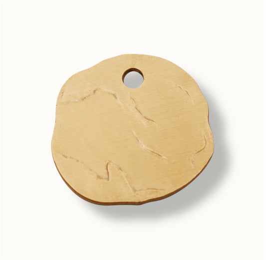 Rustic Gold ID Tag