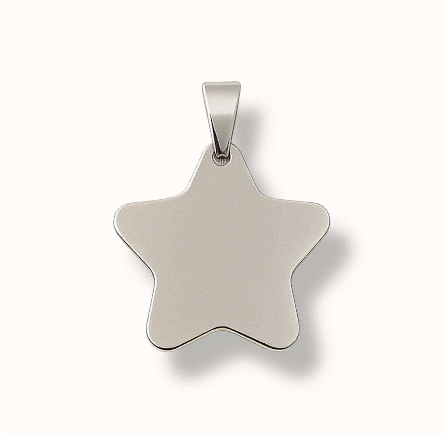 Silver Star ID Tag