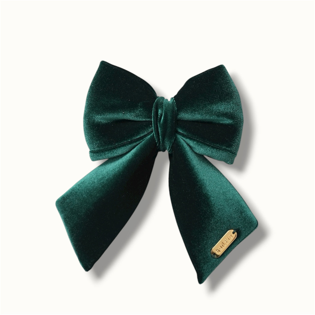 Velvet Green Flair Bow