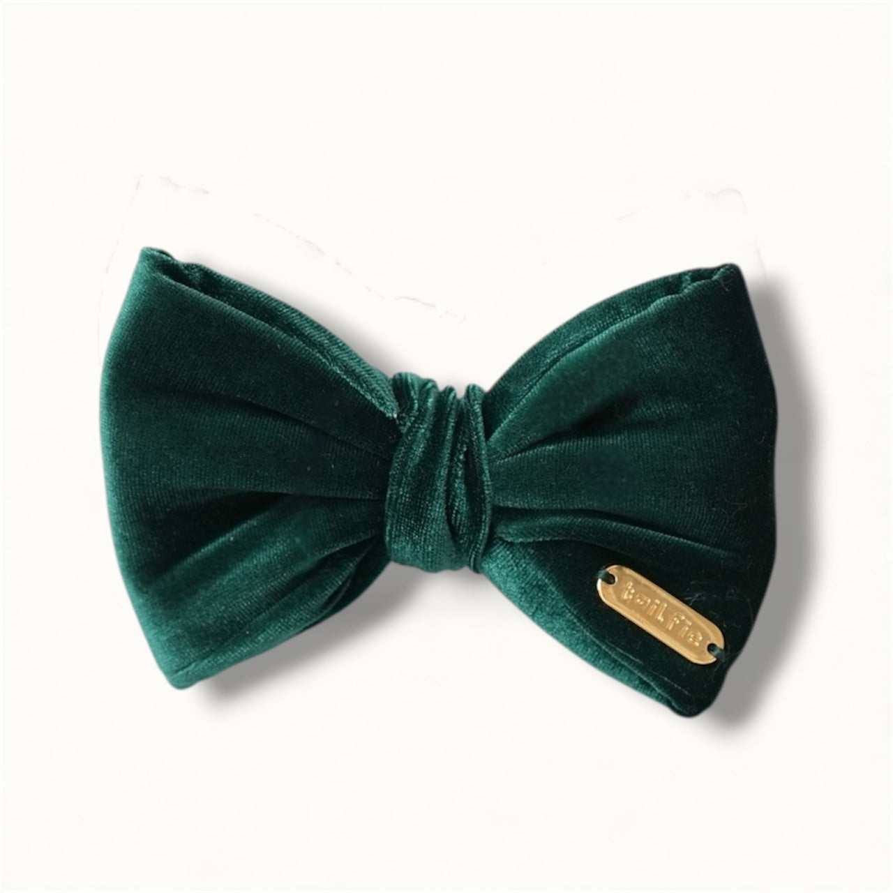Velvet Green Bow Tie